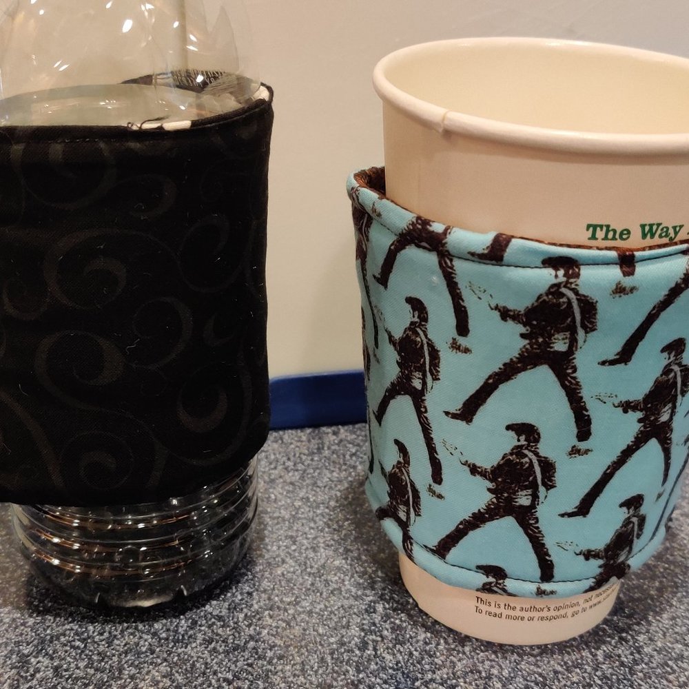 Coffee Cup (or water bottle) Cozy - Picture 2 of 4